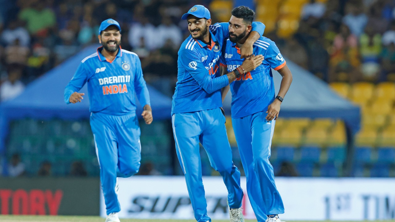 Rohit Sharma Axar Patel Mohammed Siraj