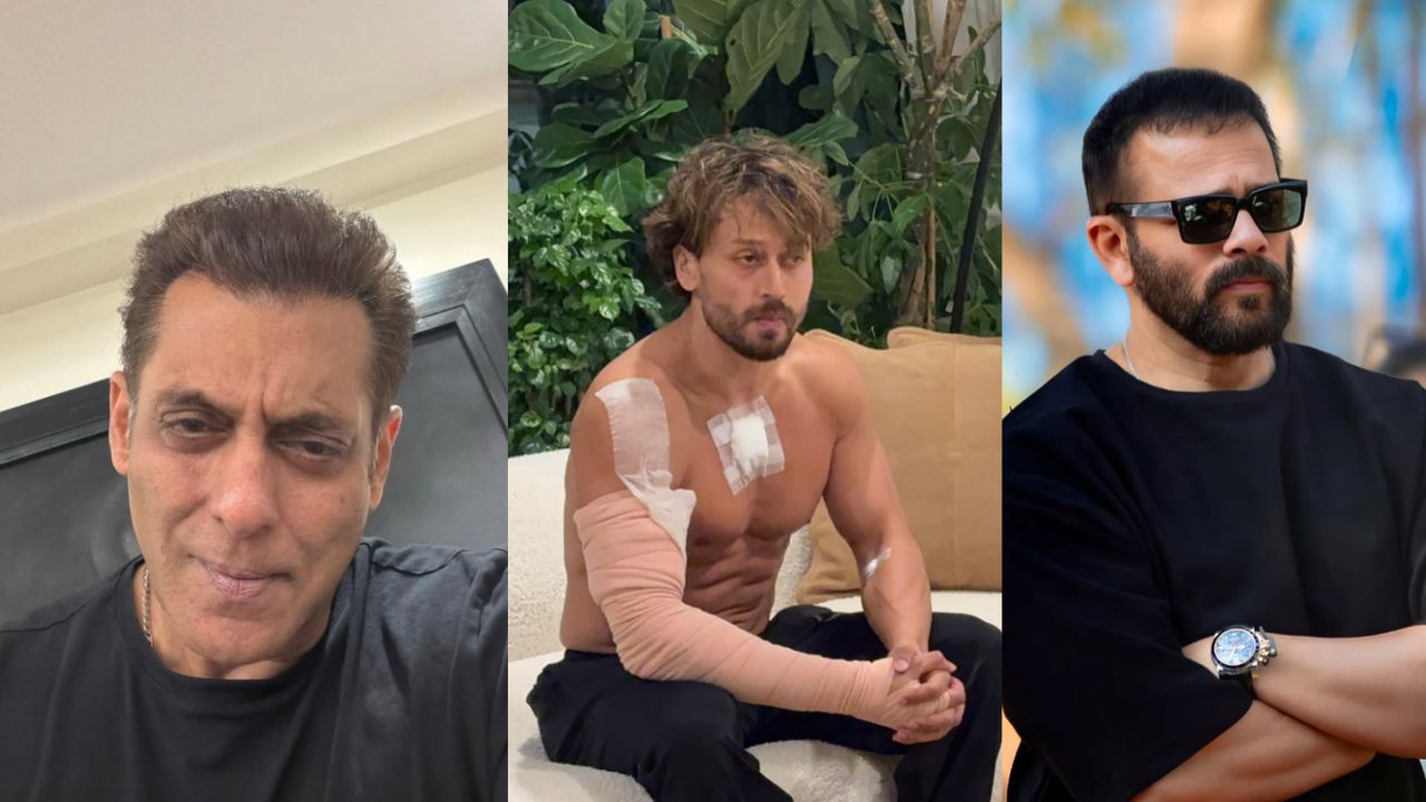 Salman Khan, Tiger Shroff and Rohit Shetty