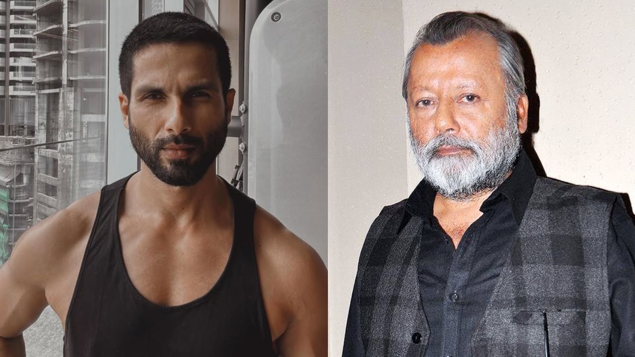 Shahid Kapoor and Pankaj Kapoor,
