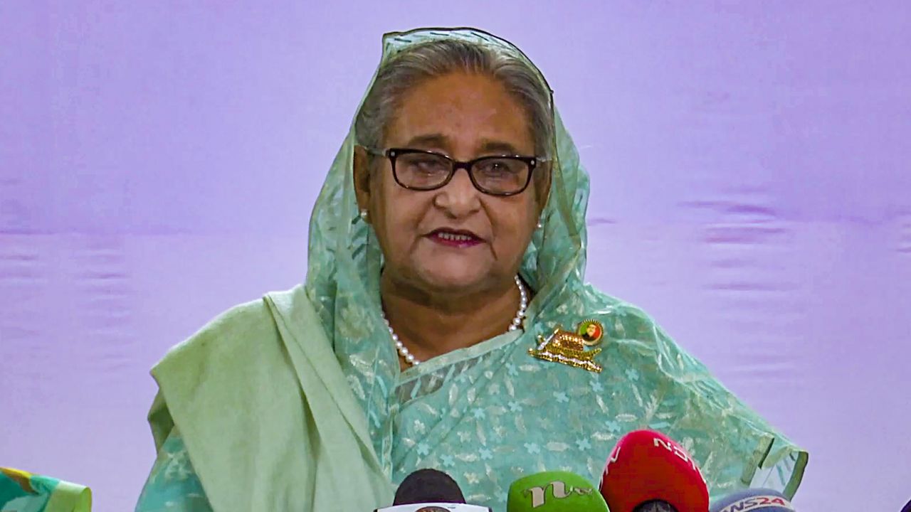 Sheikh Hasina charged 