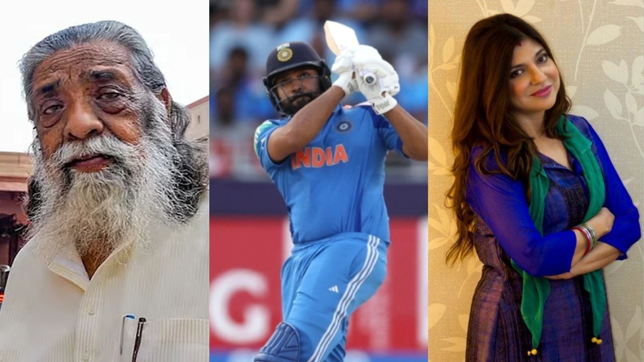 शिबू सोरेन, रोहित शर्मा, अल्का याग्निक । Photo Credit: Khabargaon