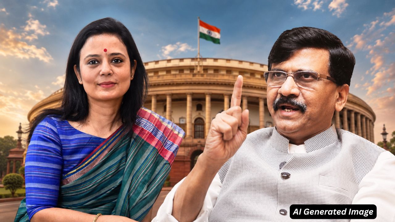 sanjay raut and mahua moitra