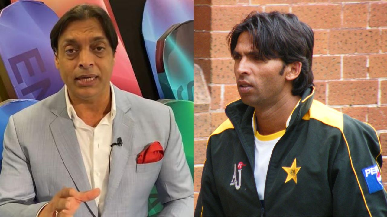 Shoaib Akhtar and Mohammad Asif