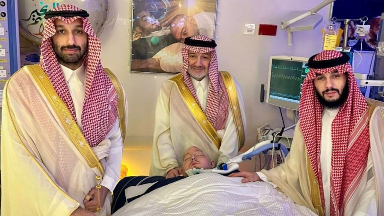 Prince Khalid with Al Waleed Bin Khalid