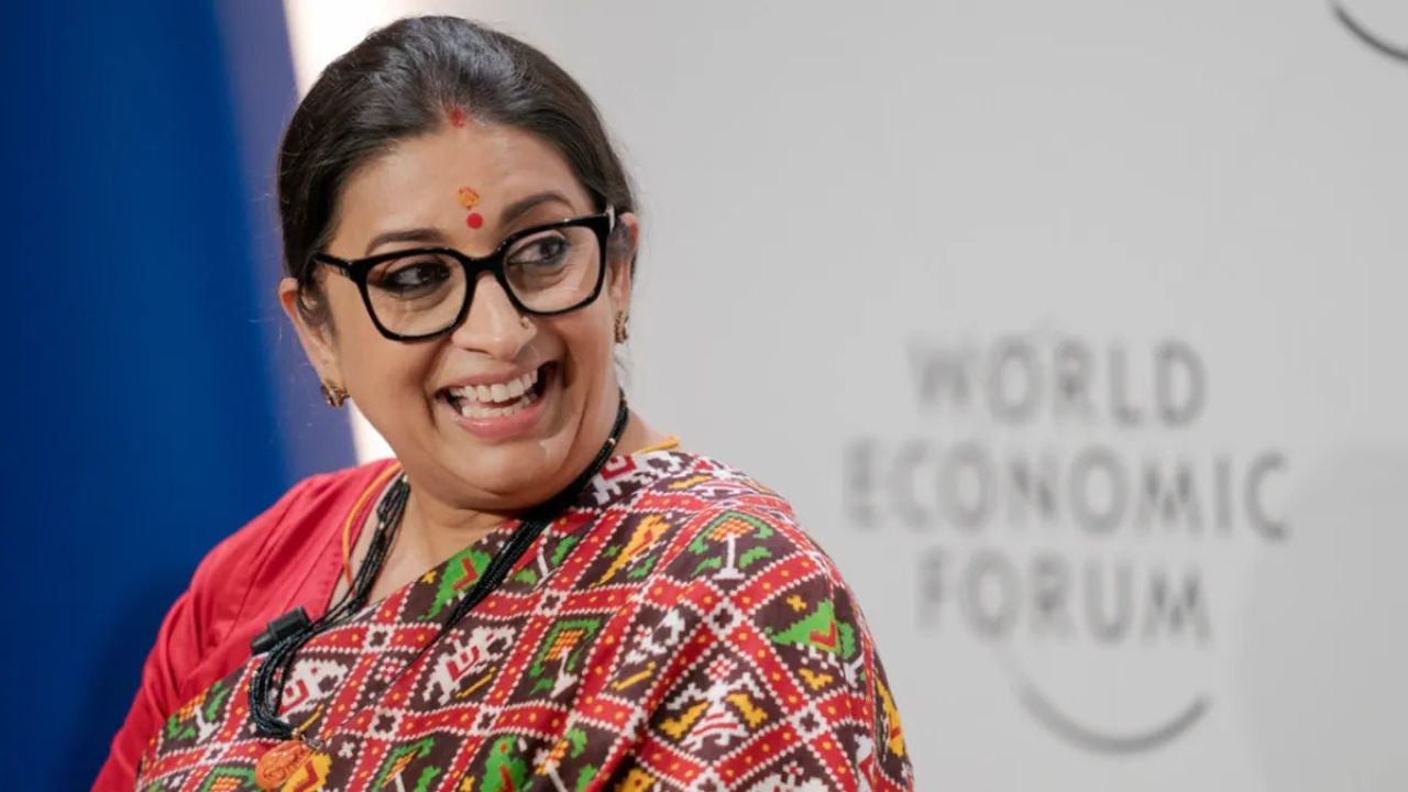 smriti irani at world economic forum