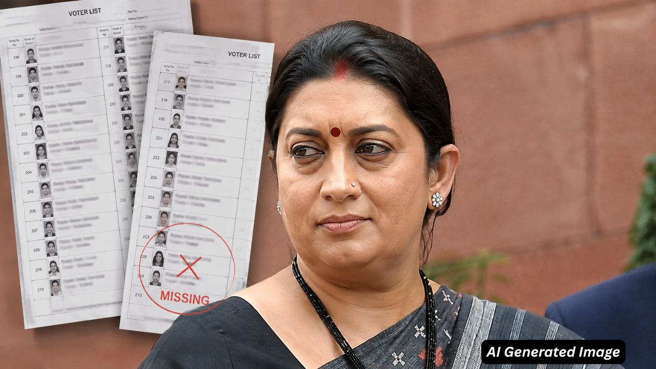 ai generated image of smriti irani