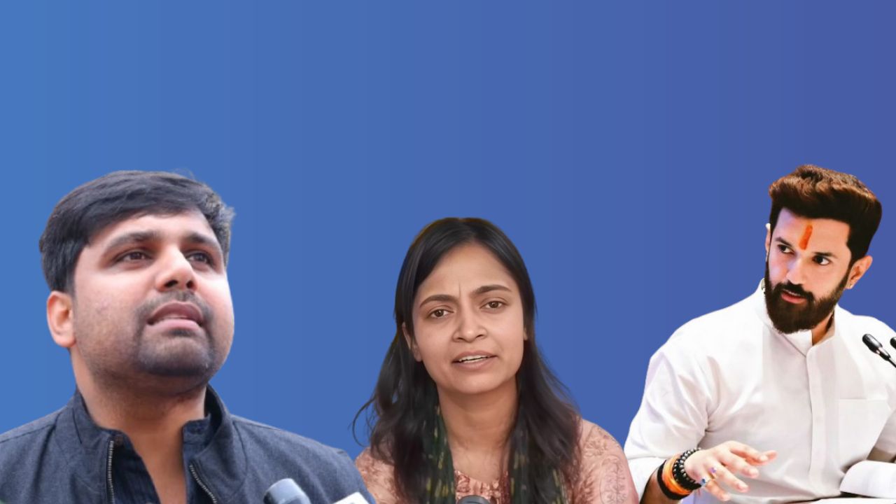 chetan anand, lata singh and chirag paswan