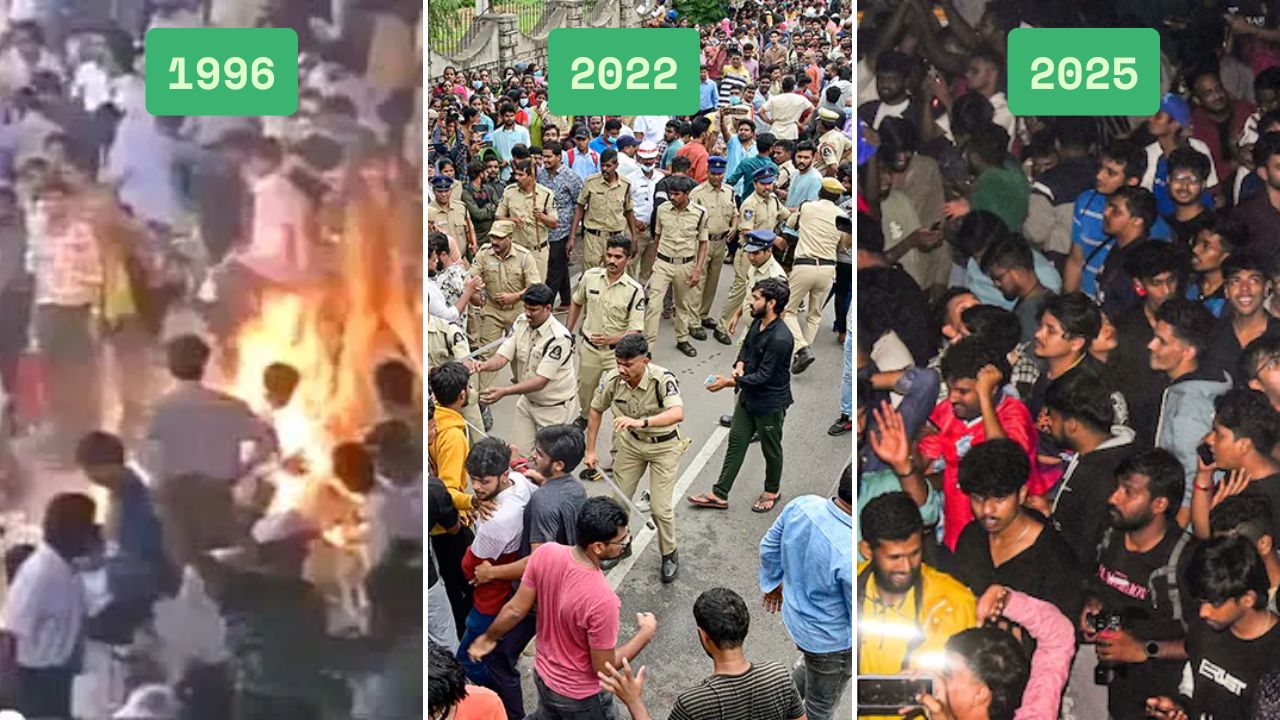 Stampede at sports event timeline