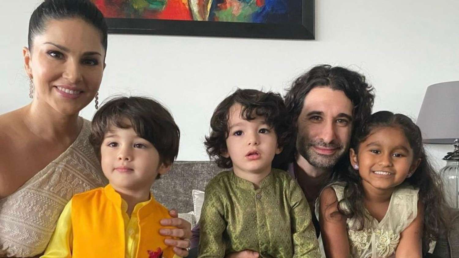 Sunny Leone & Family