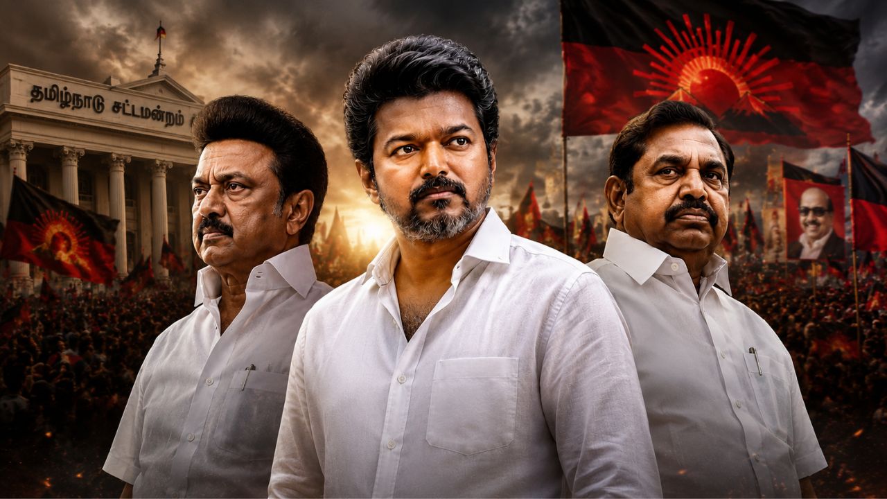 ai generated image of tamilnadu leaders
