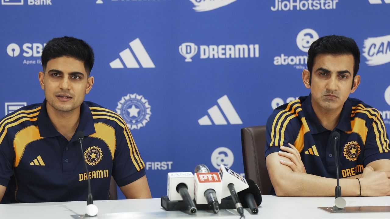 Shubman Gill and Gautam Gambhir.