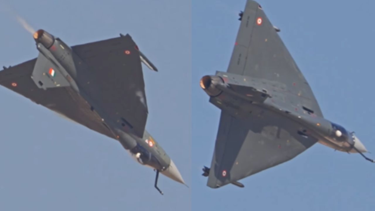 Tejas crash New Video.