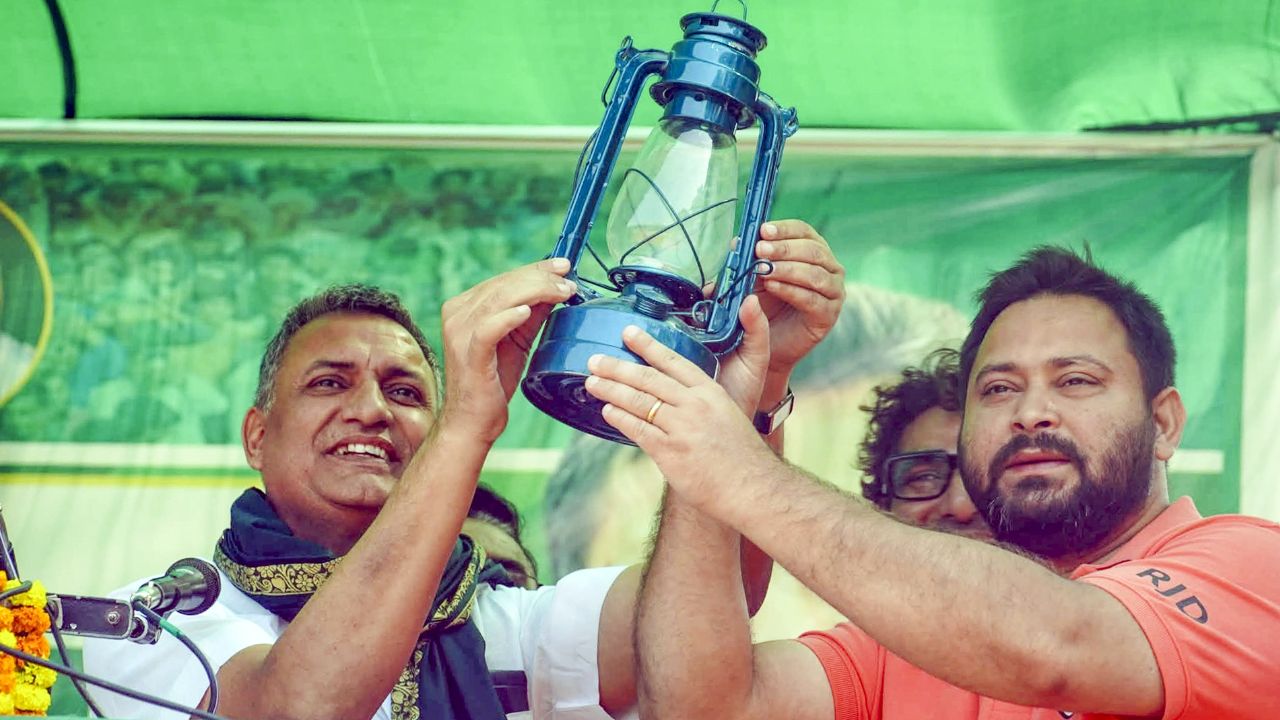 tejaswi yadav । Photo Credit: PTI