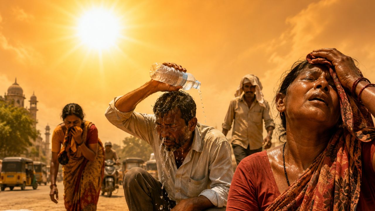 Telangana Hot Summer AI Image ChatGPT