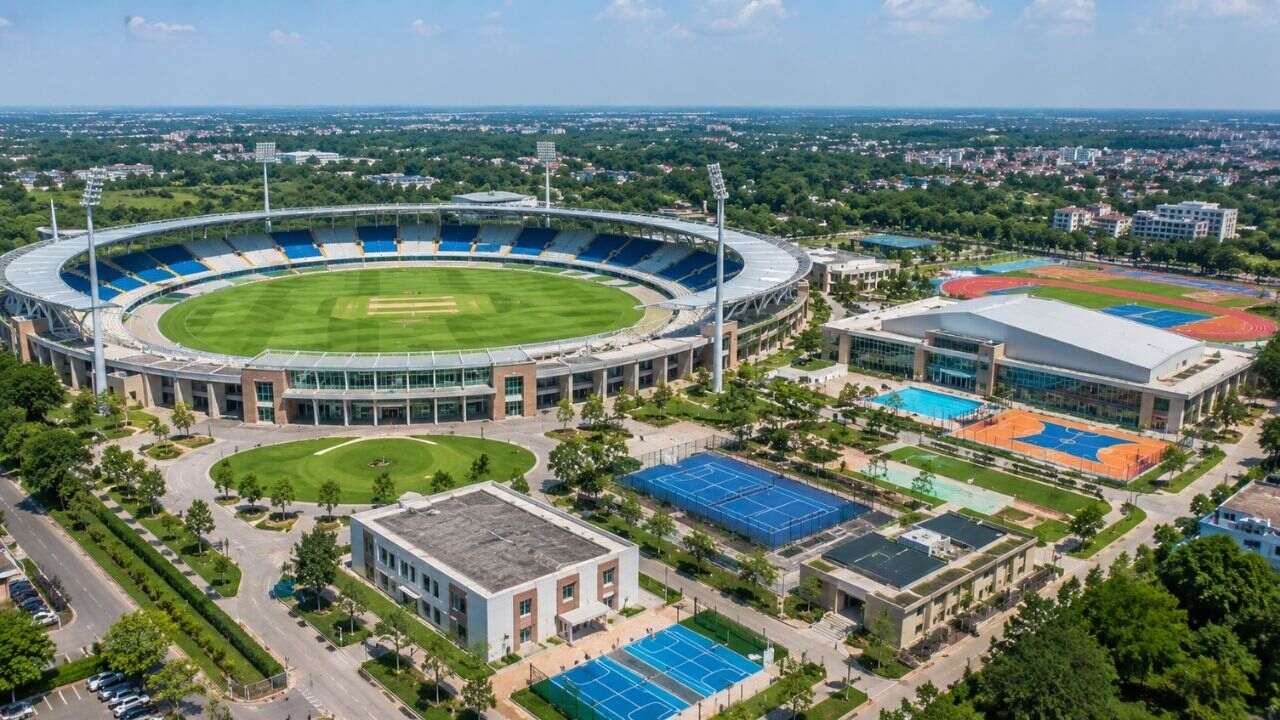 AI generated image of stadium