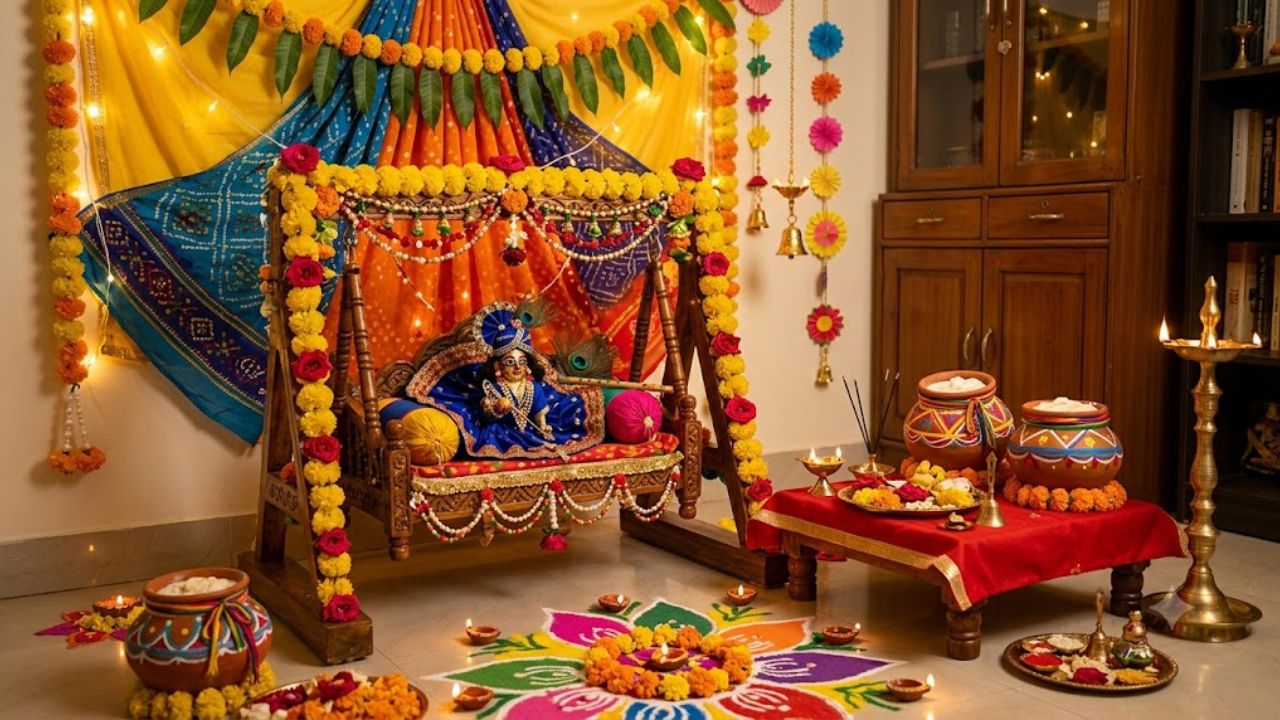 AI generated image of krishna