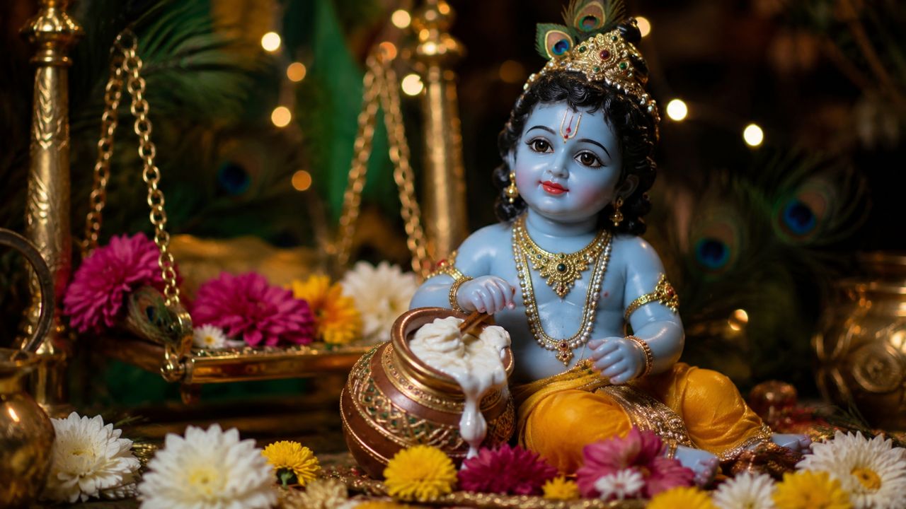 AI generated image krishna