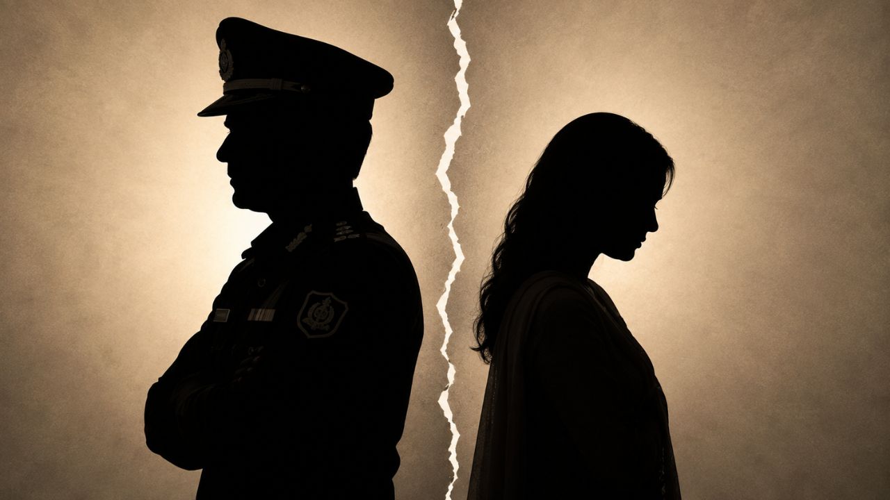 AI generated image of husband and wife