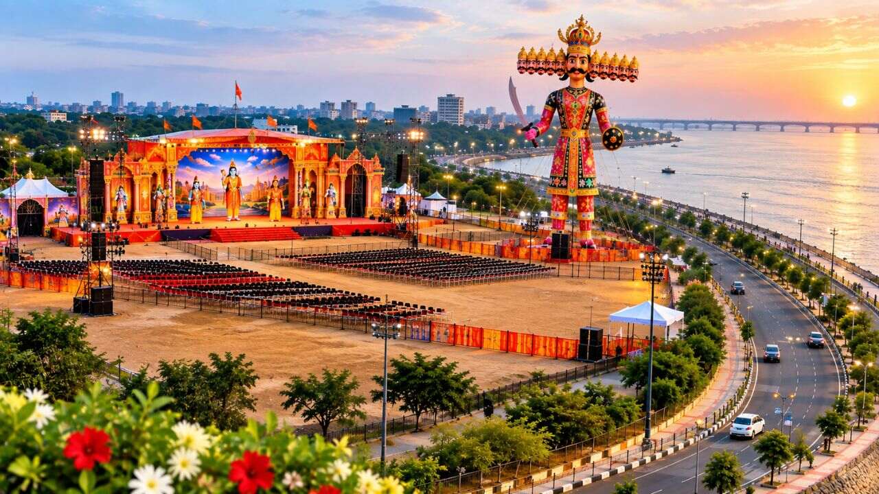 AI genraetd image of ramleela ground