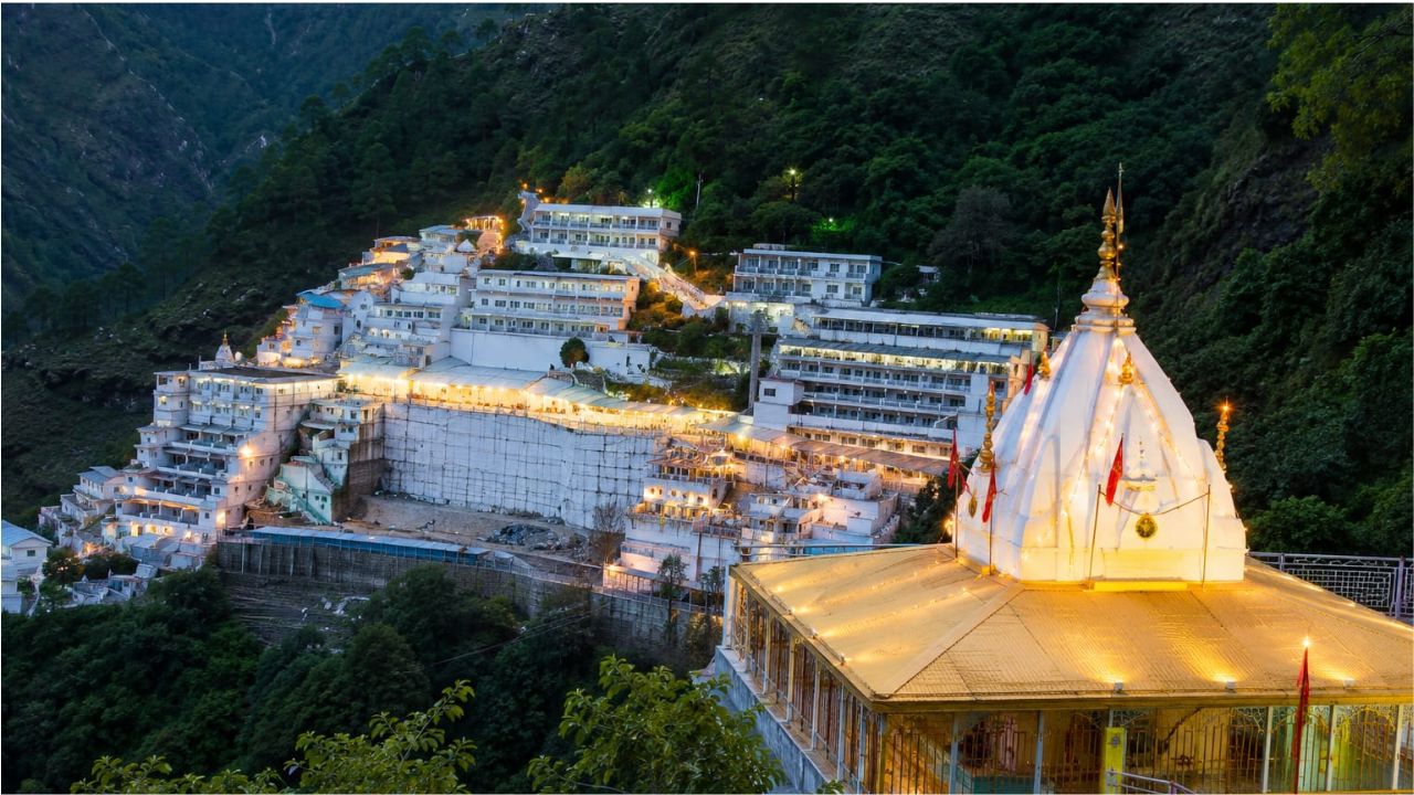 AI generated image vaishno devi mandir