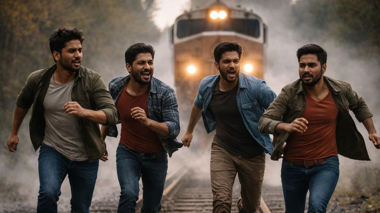 ai generated image of a train accident