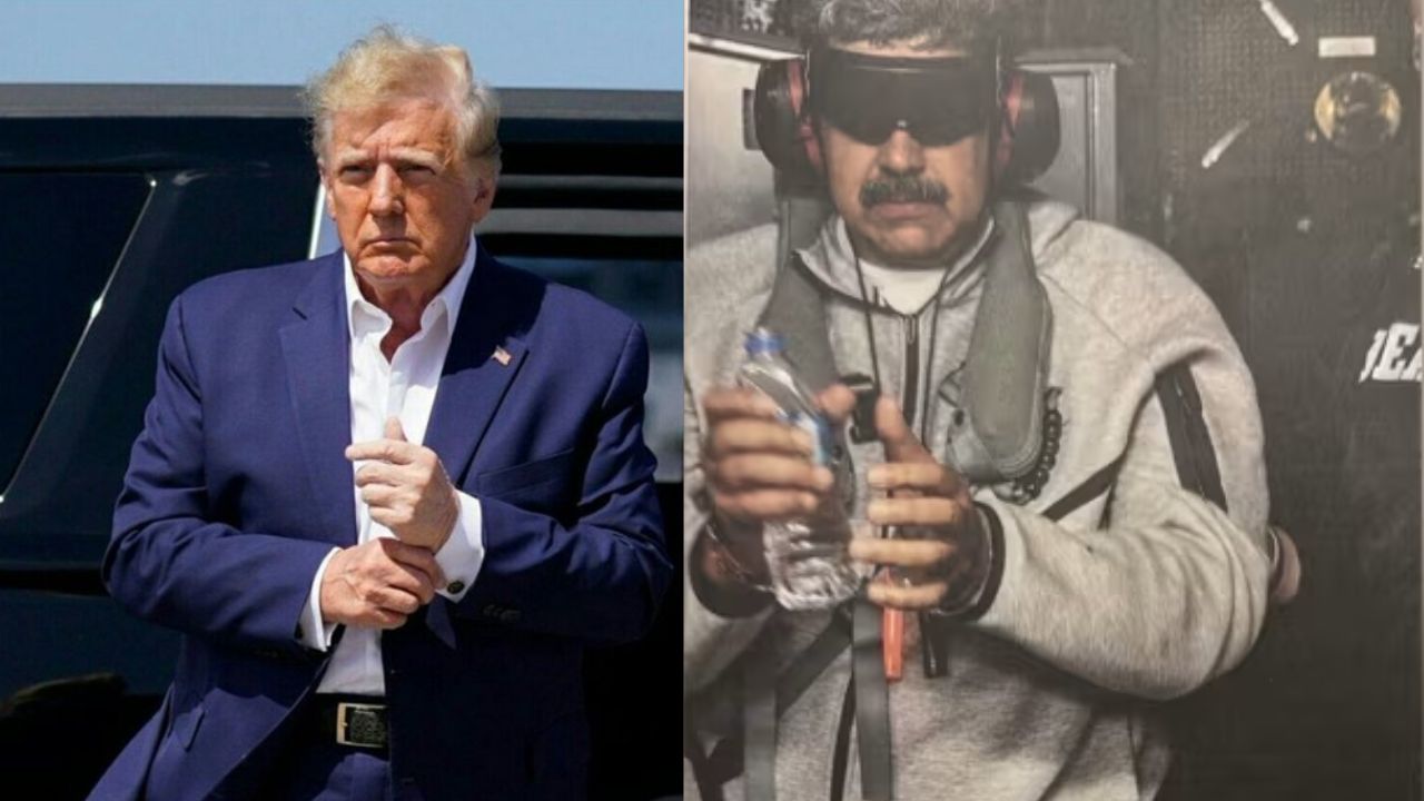 Nicolas Maduro and Donald Trump