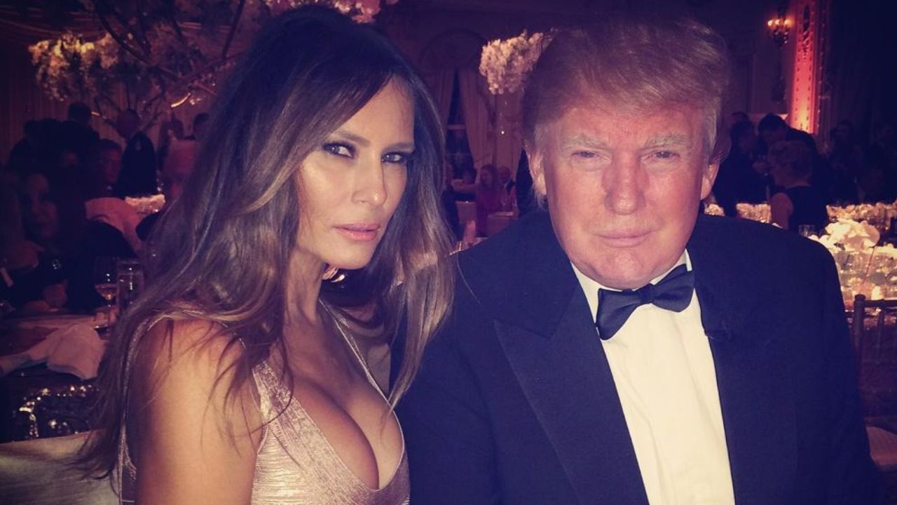 Melania and Donald Trump.
