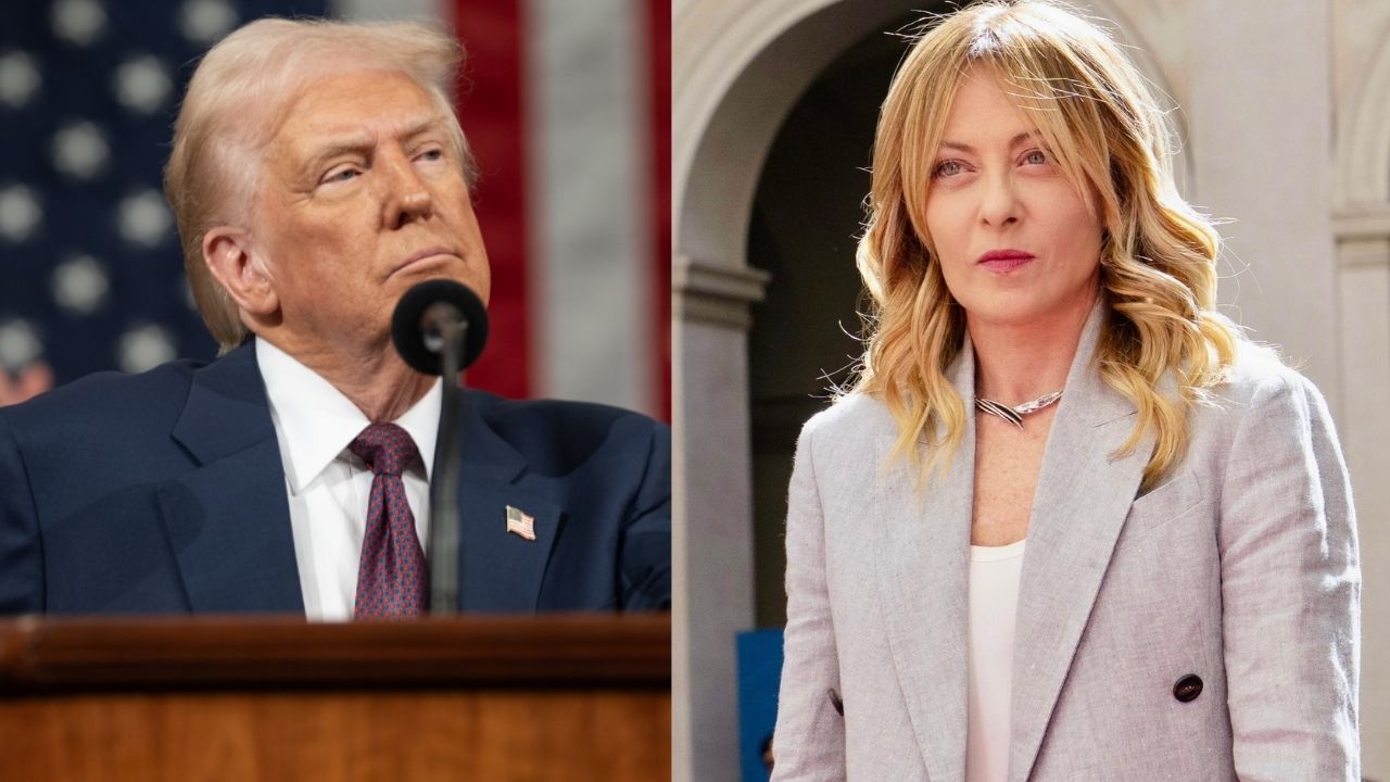 Donald Trump and Giorgia Meloni