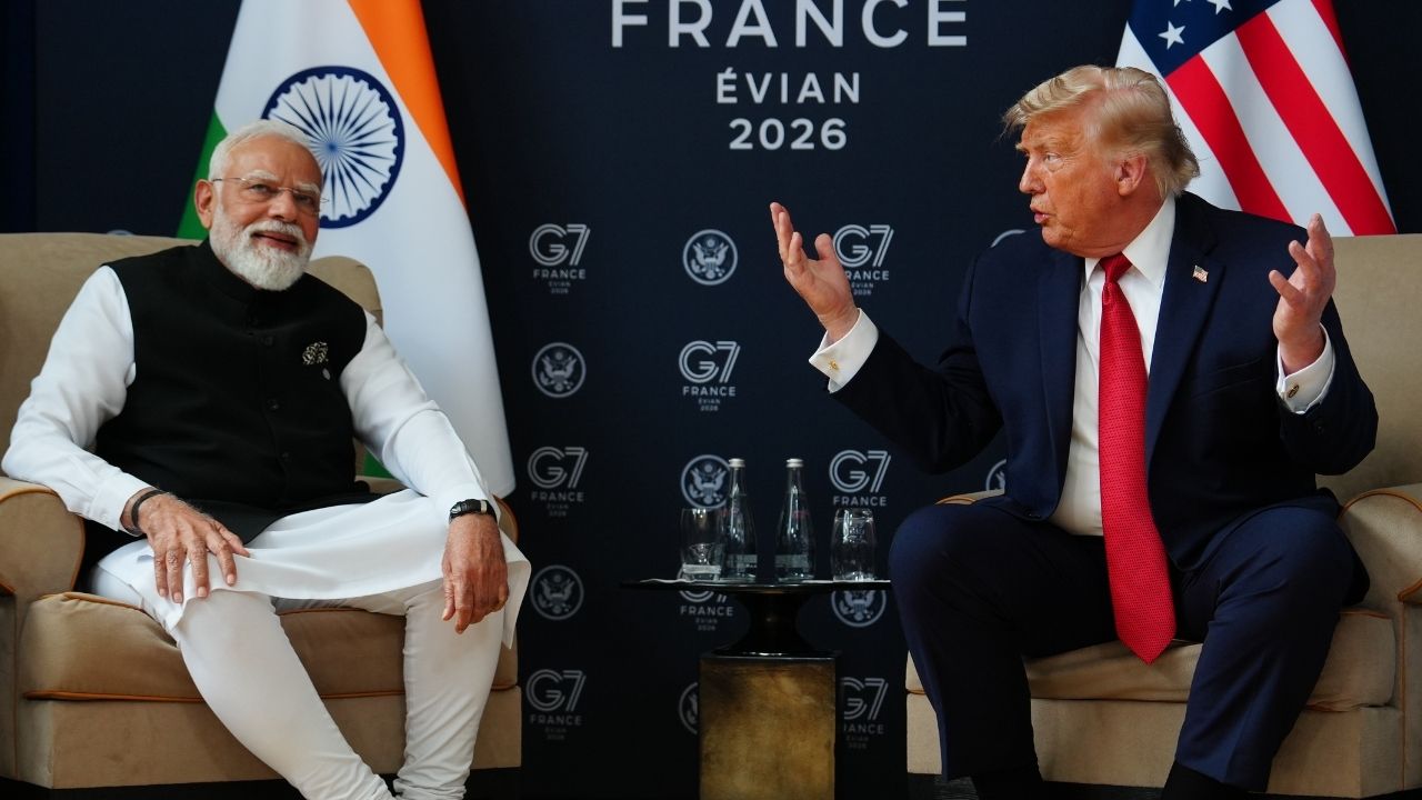 PM Modi and Donald Trump.