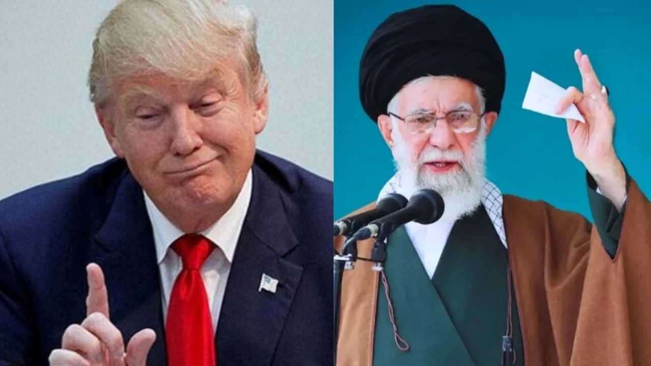 डोनाल्ड ट्रंप और अयातुल्लाह अली खामेनेई