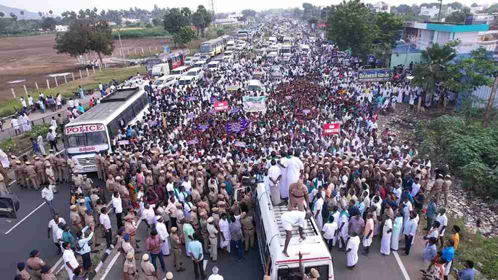 Protest against Tungsten Mining projects