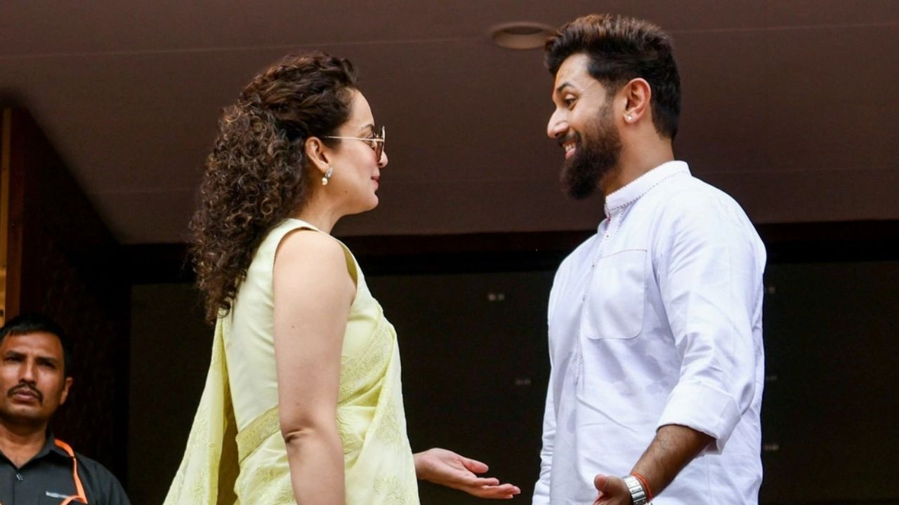  Kangana Ranaut And Chirag Paswan, Photo Credit: PTI