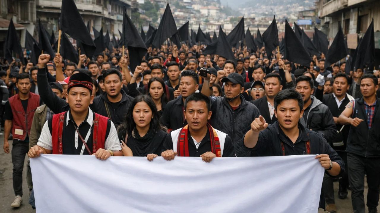 Naga Students Federation rallies against compulsory singing of Vande Mataram