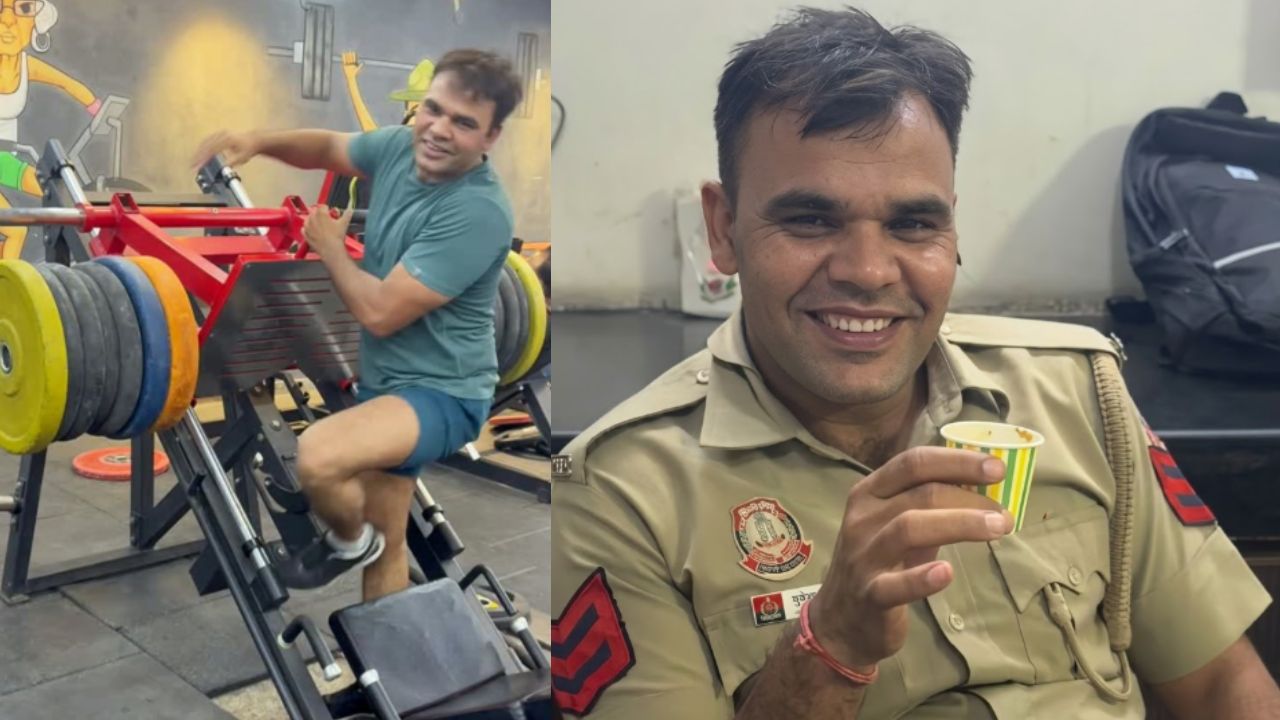 delhi police constable dead in gym news,