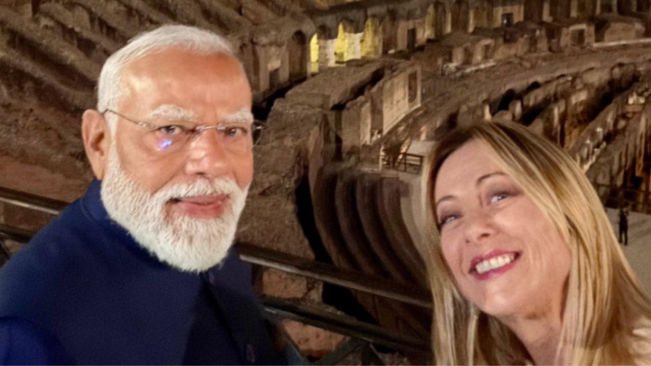 Nerandra modi and meloni, Photo Credit- Social Media  