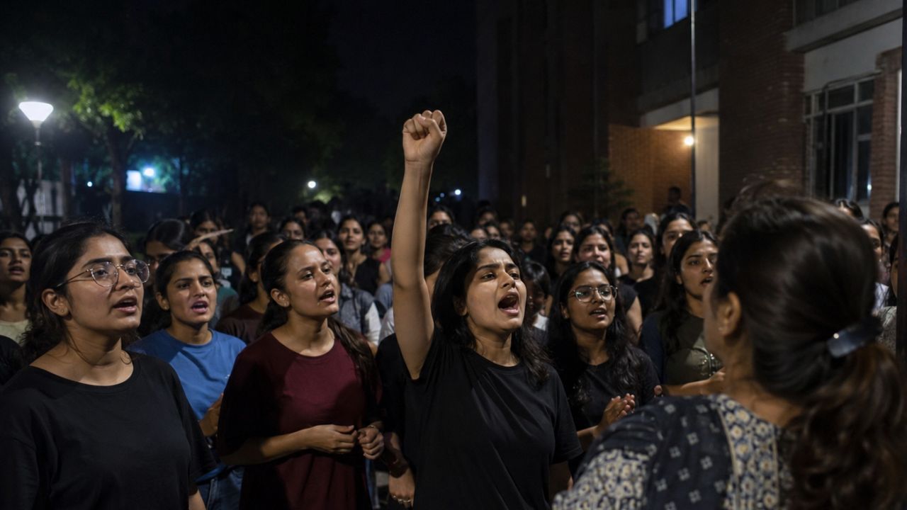 AI Generated Image Of Student's Prostest