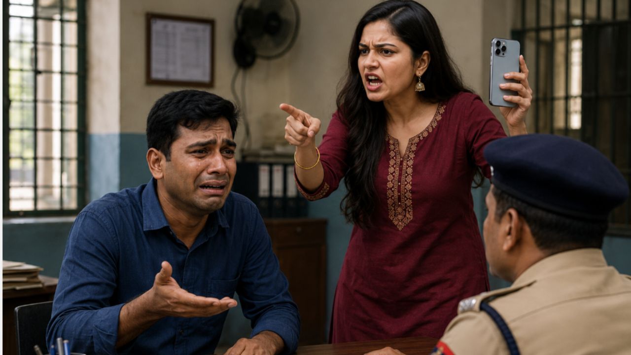 Wife demands AC and iPhone taunts husband