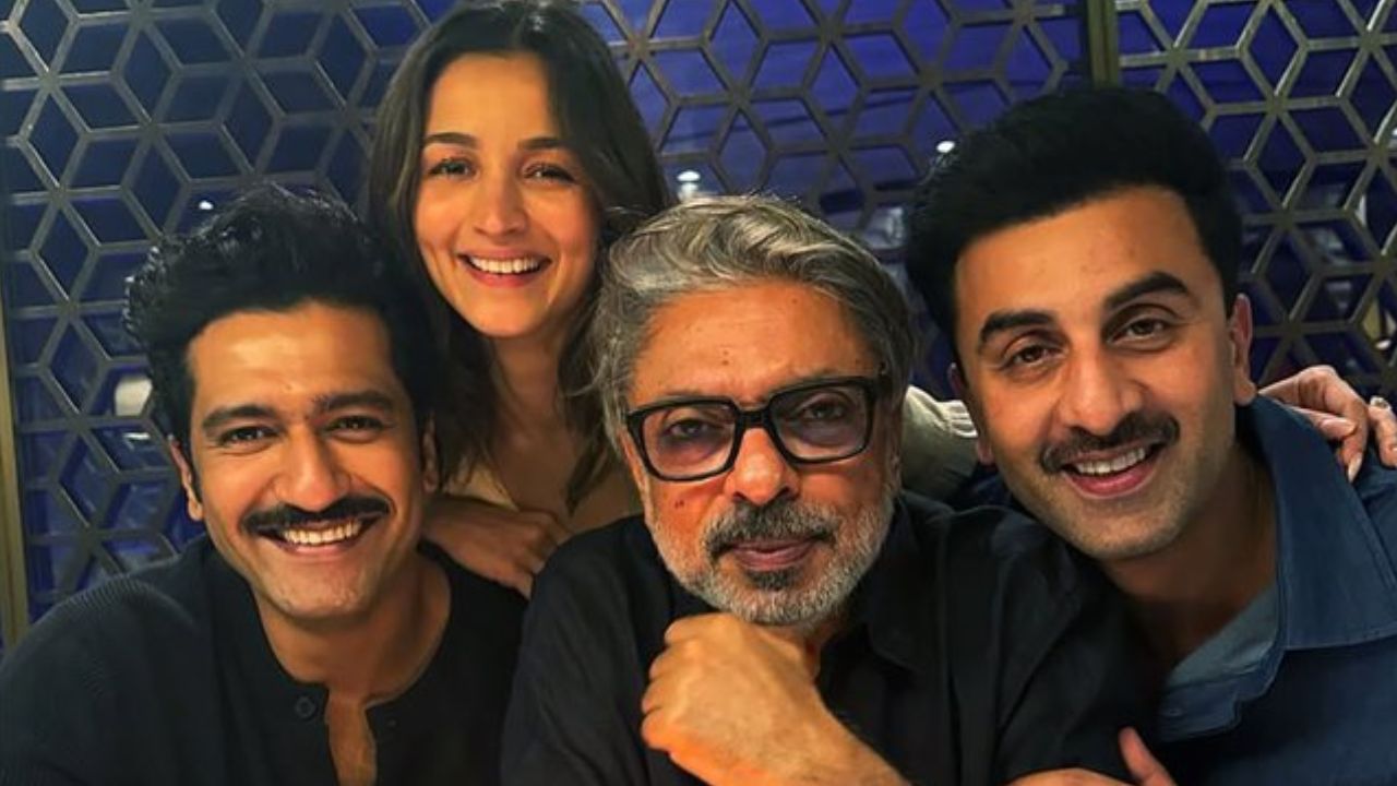 Sanjay Leela Bhansali, Alia Bhatt, Ranbir Kapoor And Vicky Kaushal