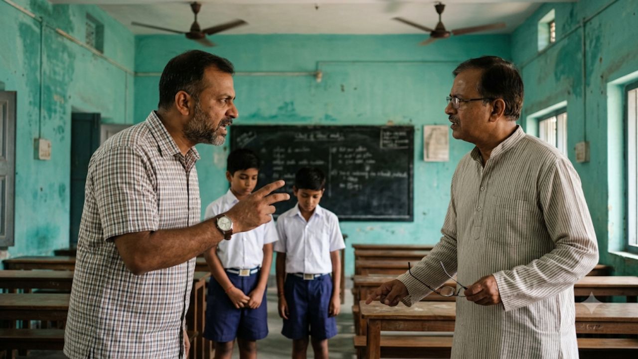 teacher and student father