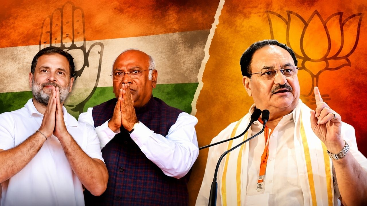 Mallikarjun Kharge, Rahul Gandhi,