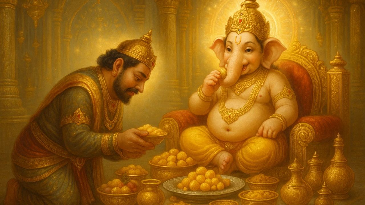 Bhagwan Kuber An ganesh ji Representational Picture