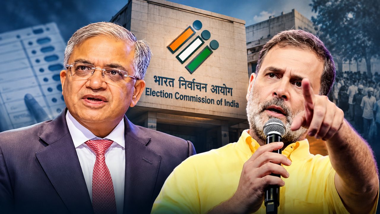 CEC Gyanesh Kumar, Rahul Gandhi,