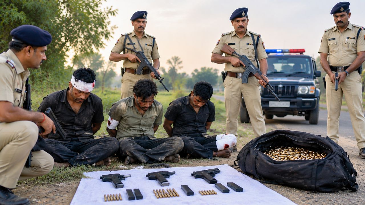 All Three Criminals Were Injured After Being Shot by the Police