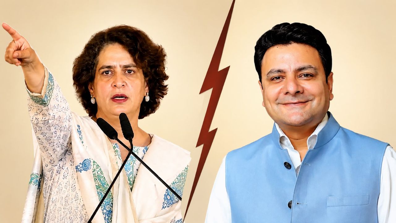 Priyanka Gandhi, BJP, Sudhir Sharma