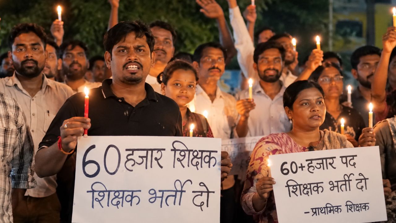 Prayagraj Protest, Teacher Recruitment