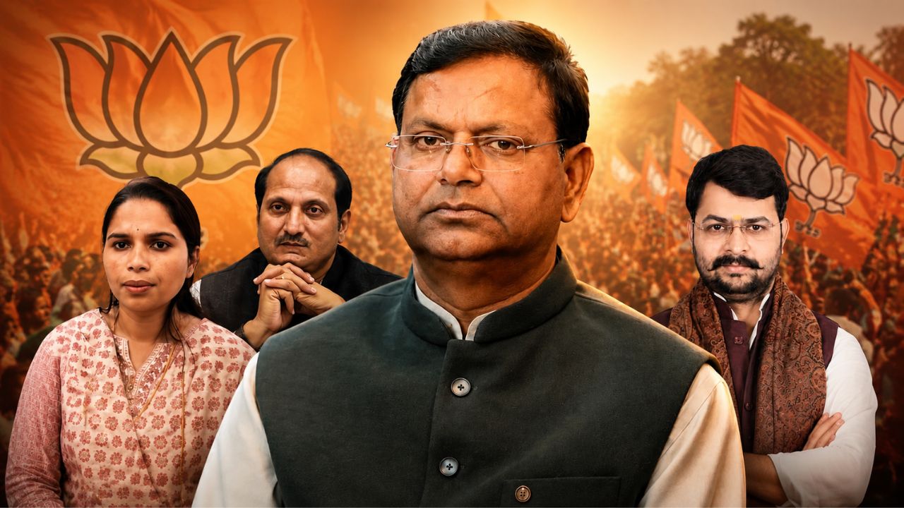 ai generated image of up bjp leaders