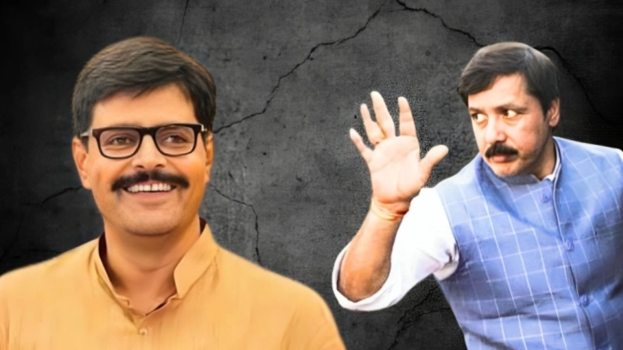 विधायक अभय सिंह और धनंजय सिंह। (Photo Credit: Khabargaon)