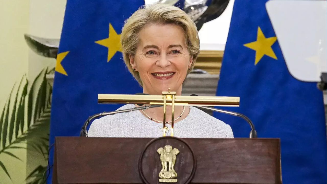 Ursula von der leyen । Photo Credit: PTI