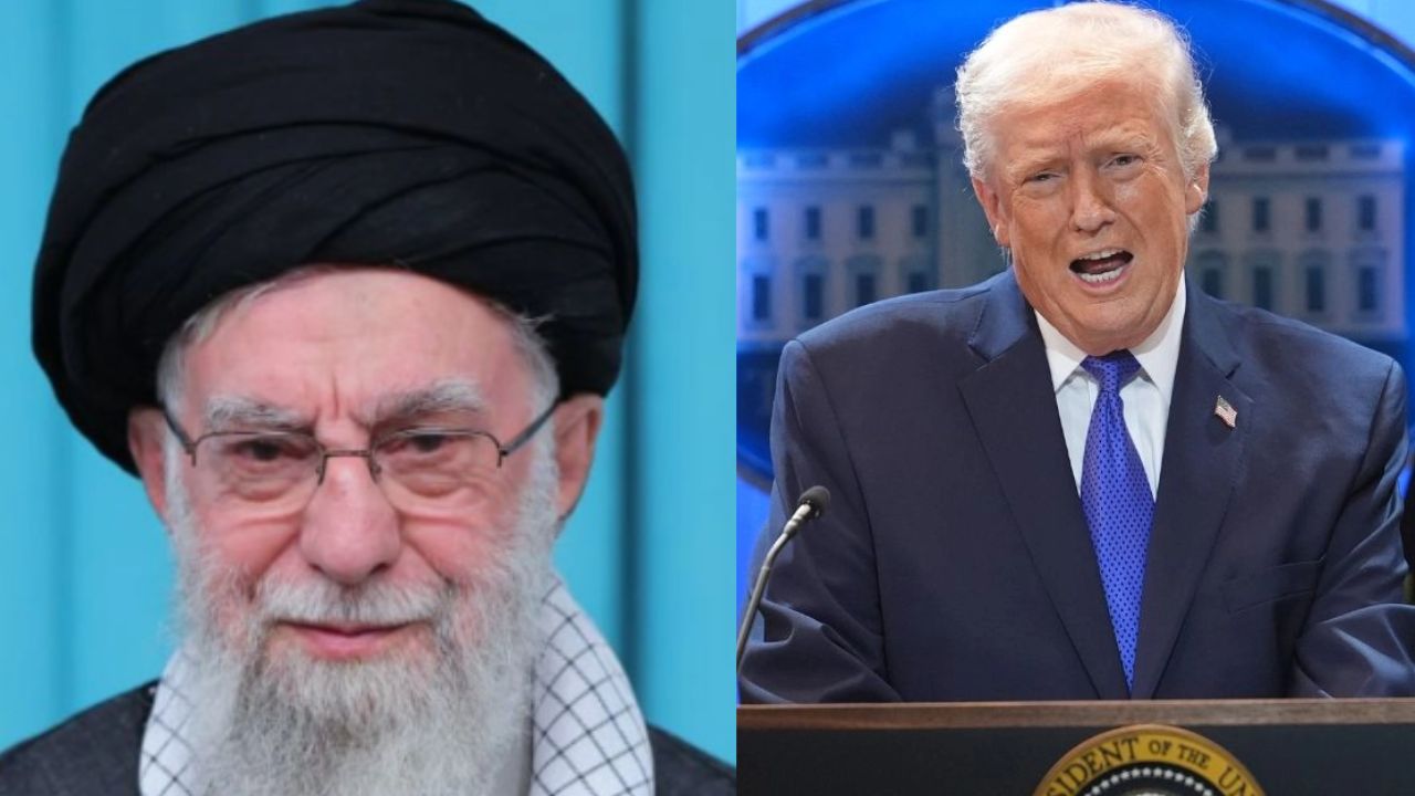 Ali Khamenei and Donald Trump