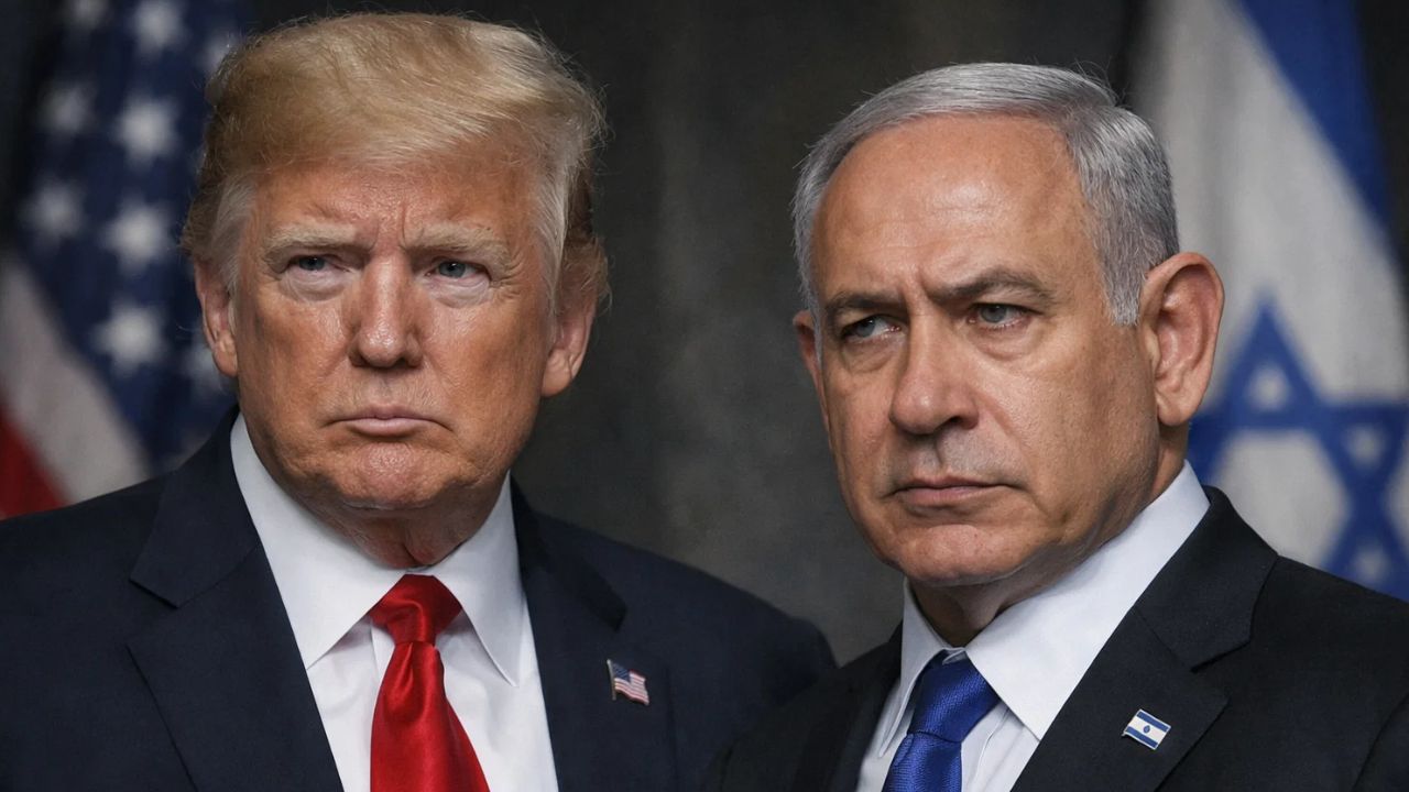 Benjamin Netanyahu and Donald Trump